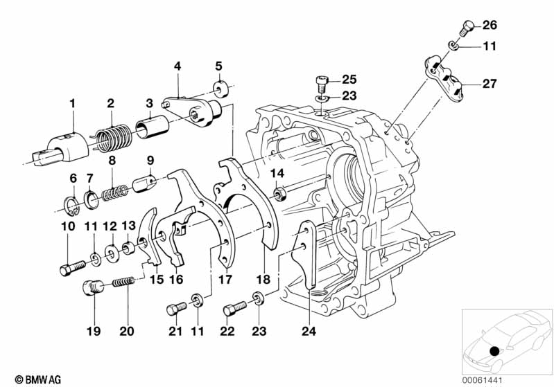 Getrag 260/6 gangwissel onderdel.inner