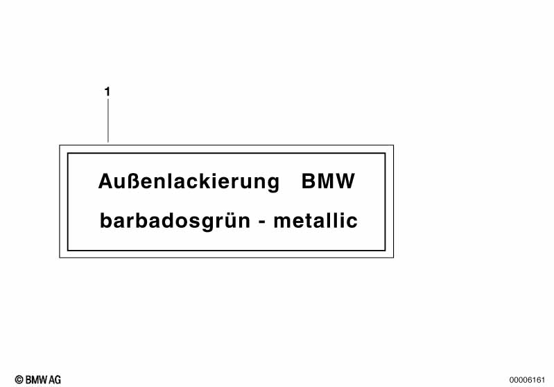 Aanwijzingsschild buitenlak metallic