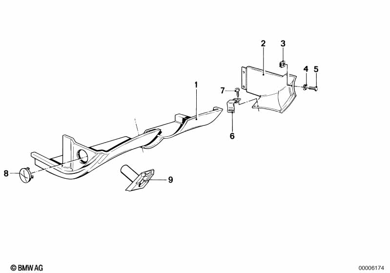 Bekled. instrument paneel beneden links