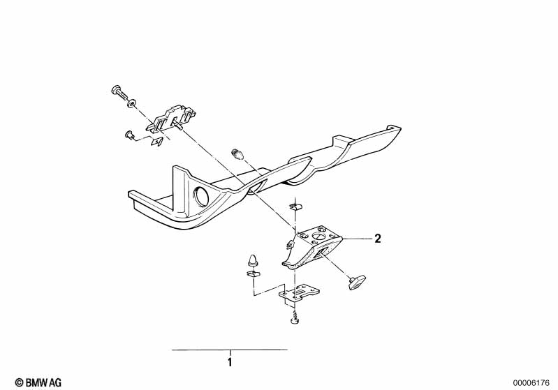 Bekleding instrumentenpaneel onder