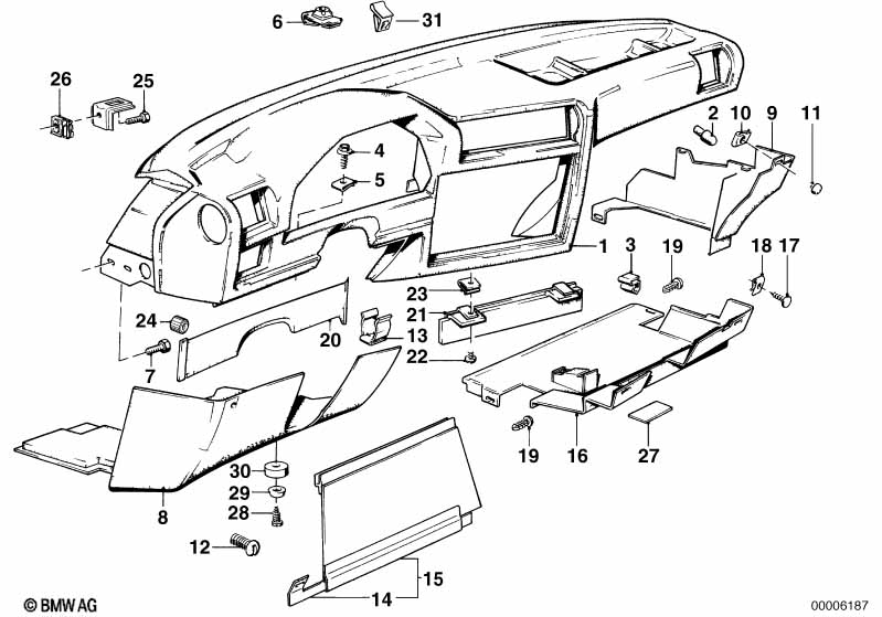 Bekleding instrumentenpaneel