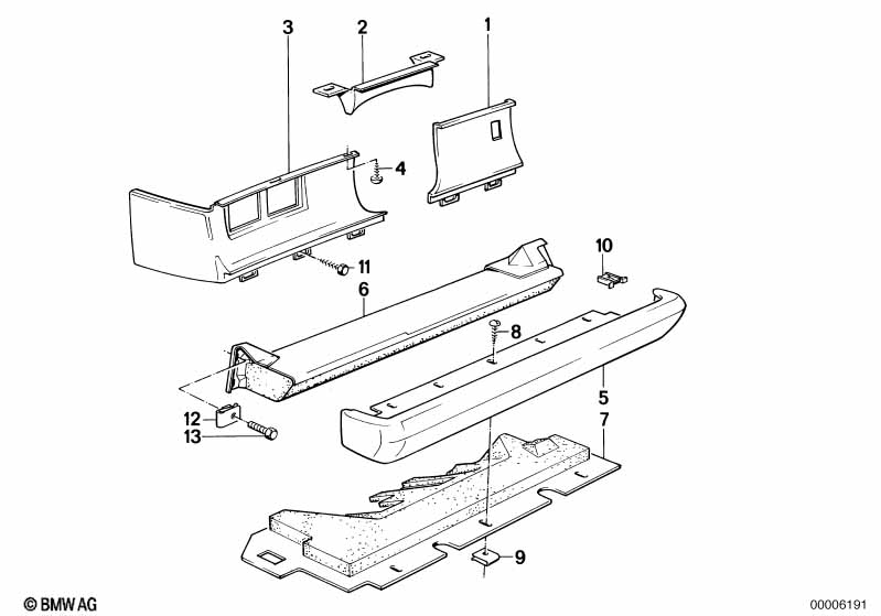 Bekled. instrumentenpaneel onder airbag