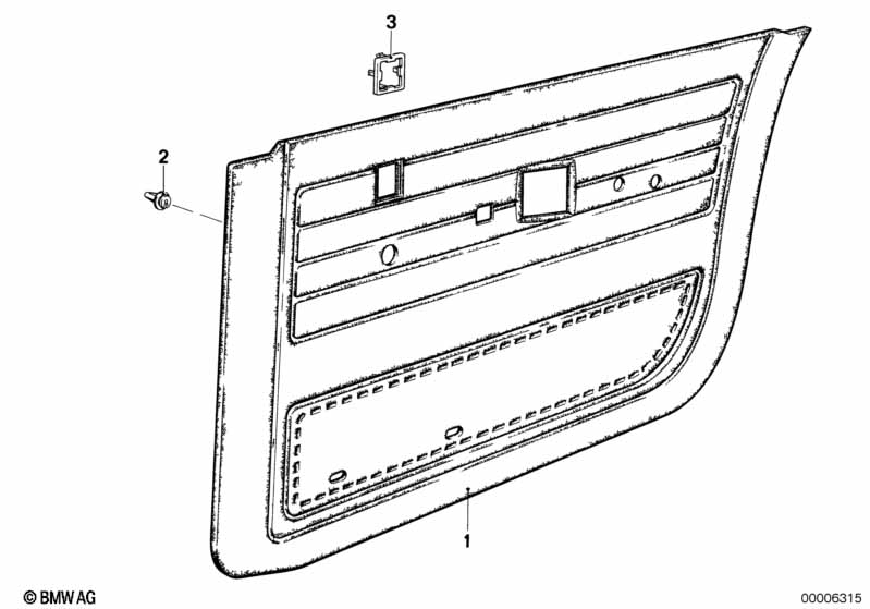 Portierbekleding, achter