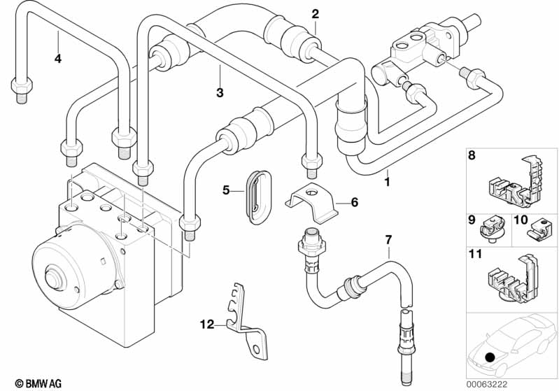 Remleidings voor ABS/ASC+T