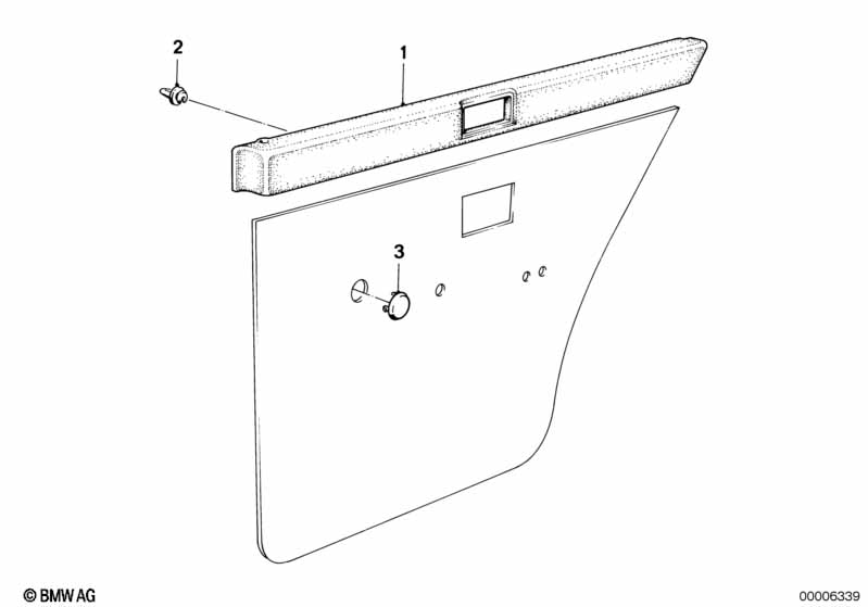 Portierbekleding boven achter