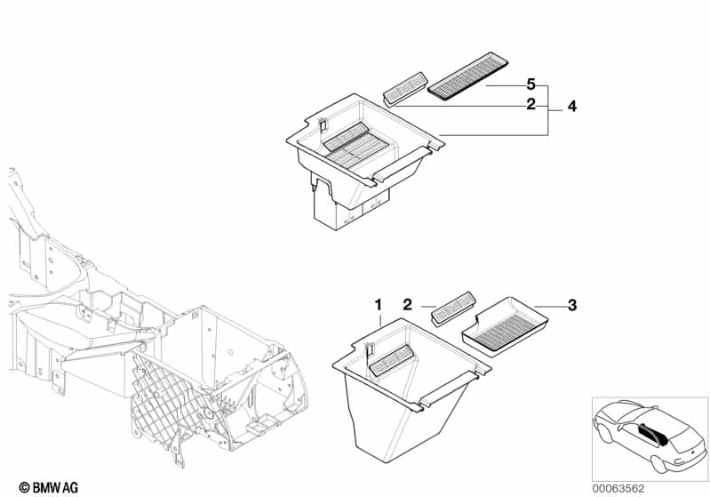 Opbergvak cassette-CD box