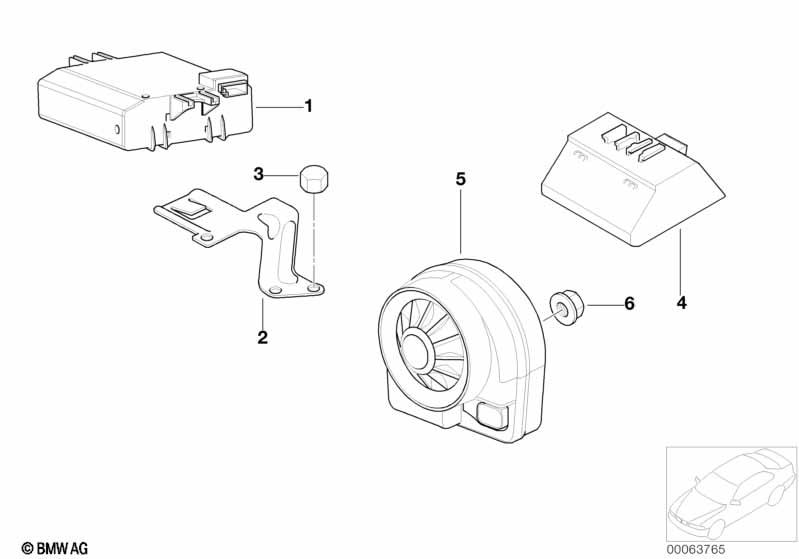 Diefstal alarm met radio-inter.beveilig.