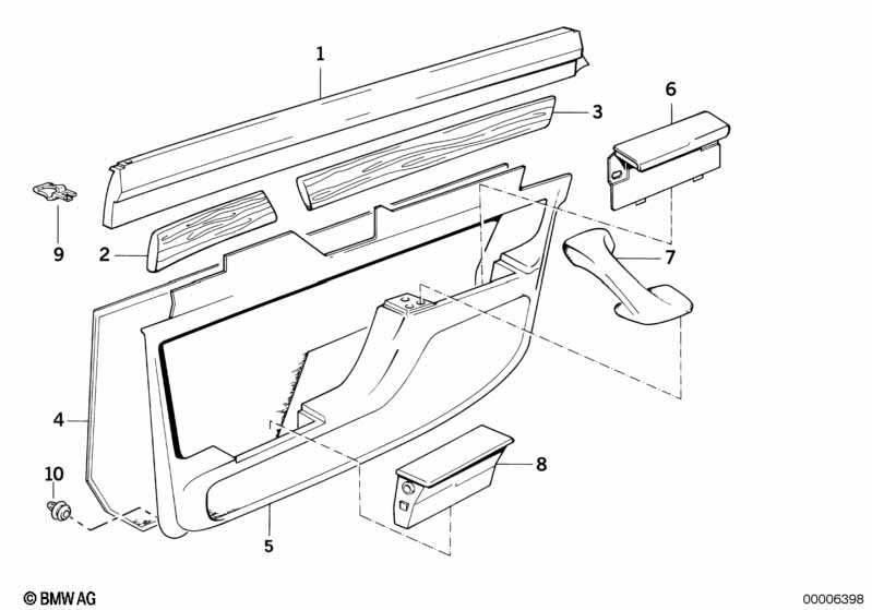 Portierbekleding, achter