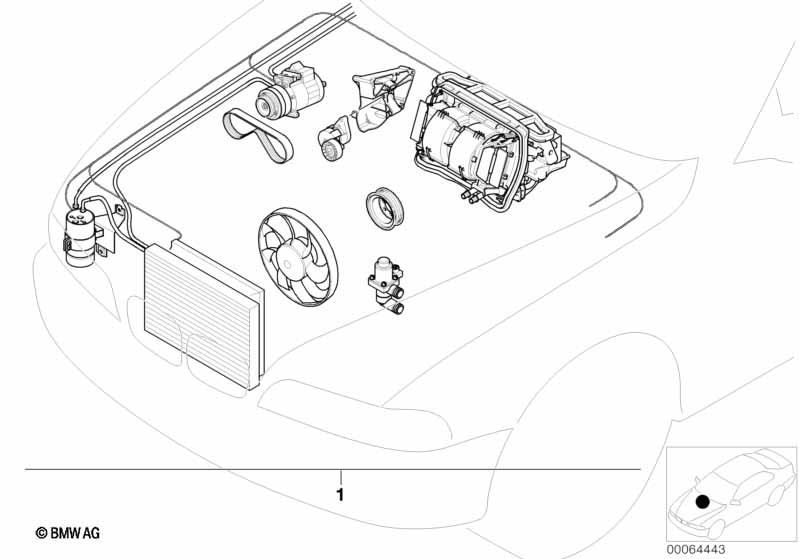 Inzetstel automatische airconditioning