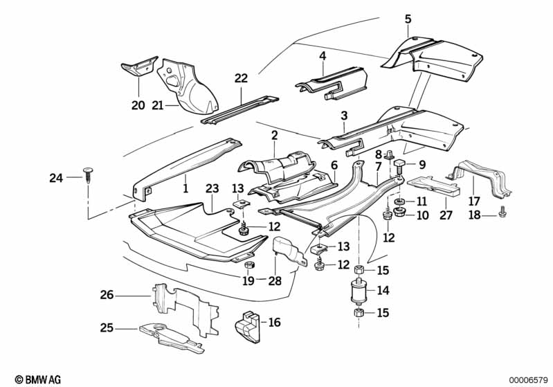 Warmteisolering/avskerming motorruimte