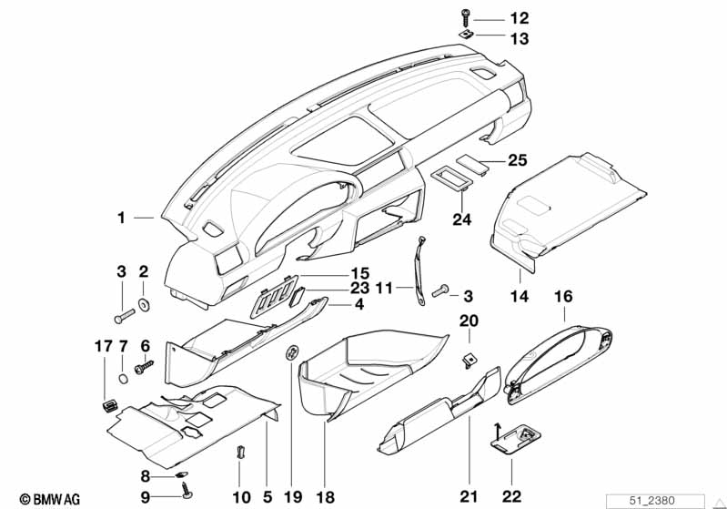 Bekleding instrumentenpaneel