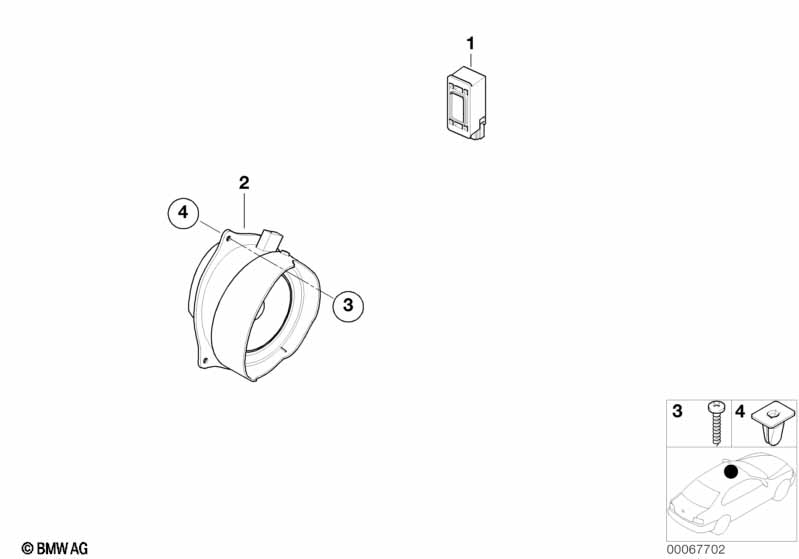 Onderdelen hands-free inrichting