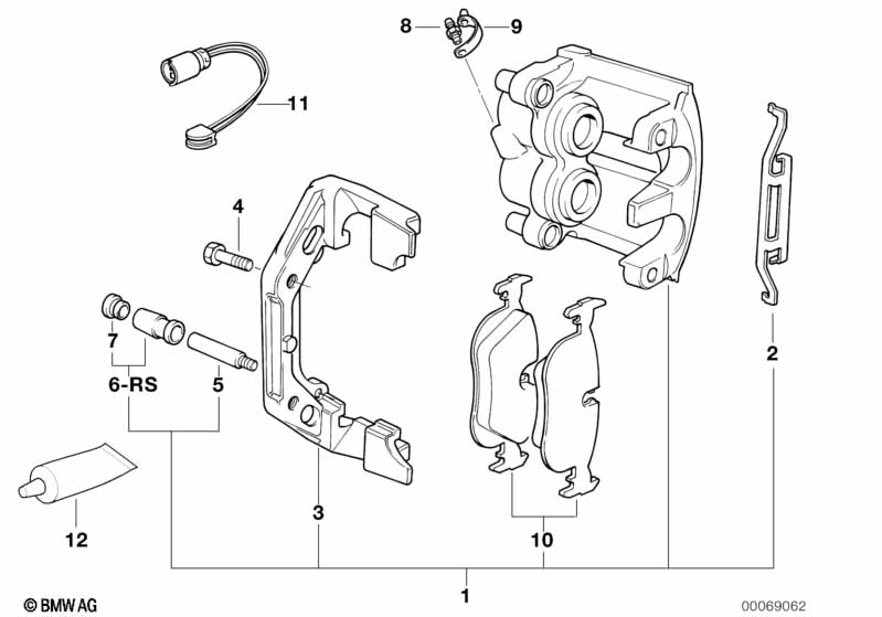 Remvoeringsensor voorrem