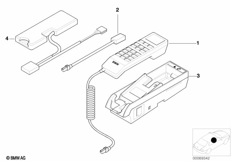 Onderdelen SA 629 middenconsole