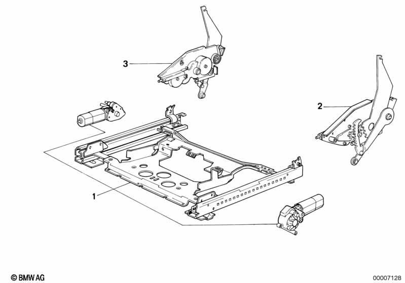 BMW sportzitting rail zitting elektr.