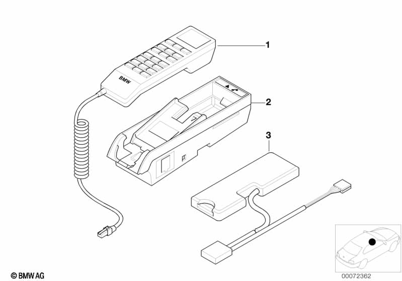 Onderdelen SA 629 middenconsole