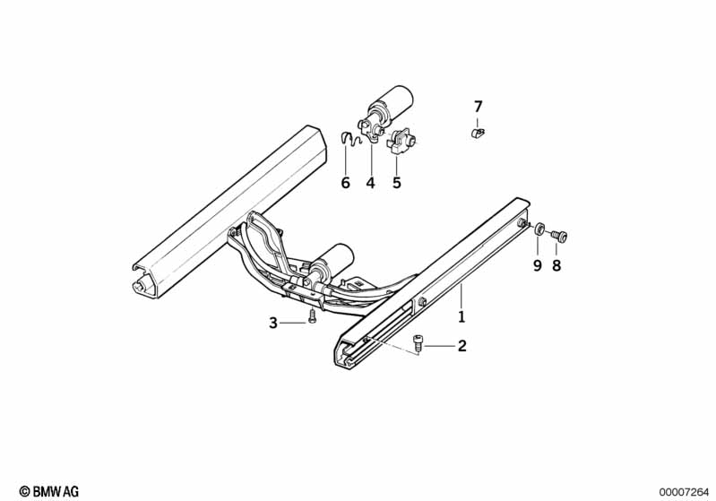 BMW sportzitting rail zitting elektr.