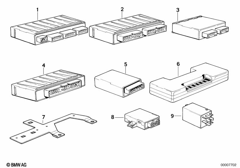 Karrosseriestuurtoestel.en modulen