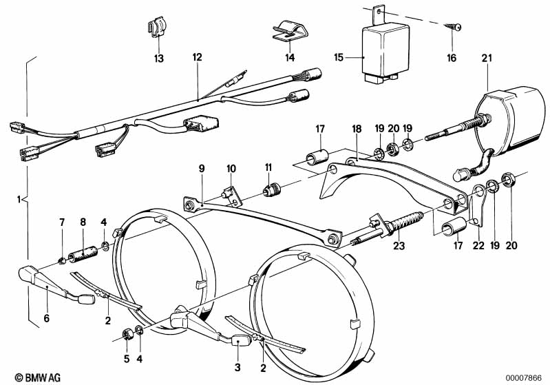 Extra set koplamp-reinigingsinstallatie