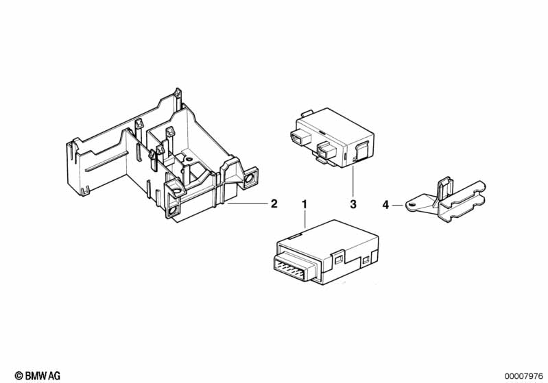 EWS stuurtoestel/modul/bevestiging