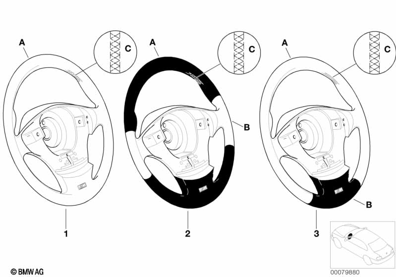 Individual M sportstuurwiel airbag SA710