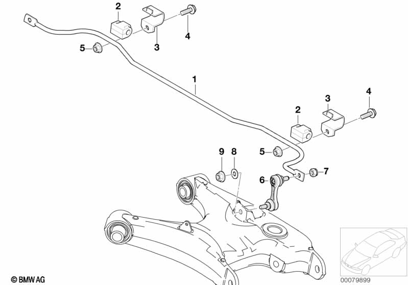 Stabilisator achter