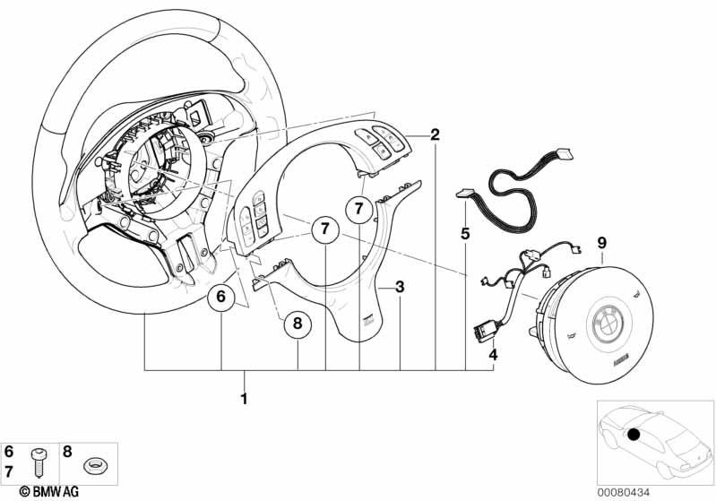 M Sportstuurwiel,airbag-smart,multifunct