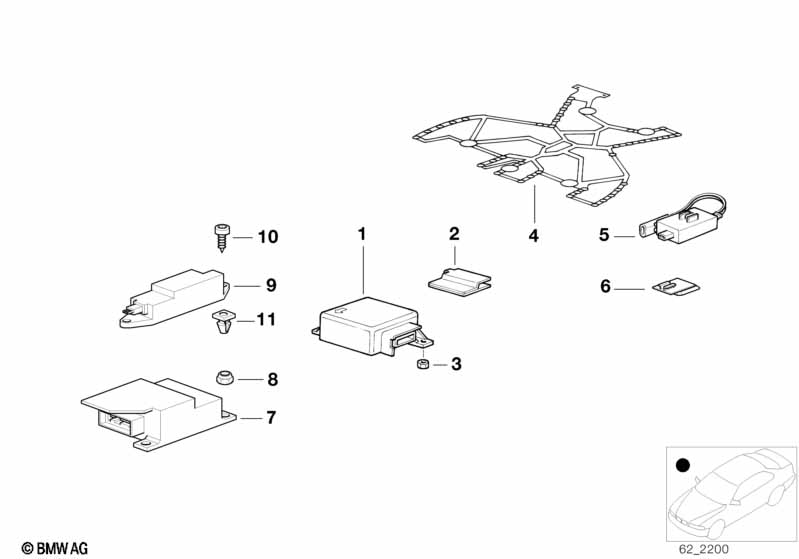 Elektro-onderdelen v airbag