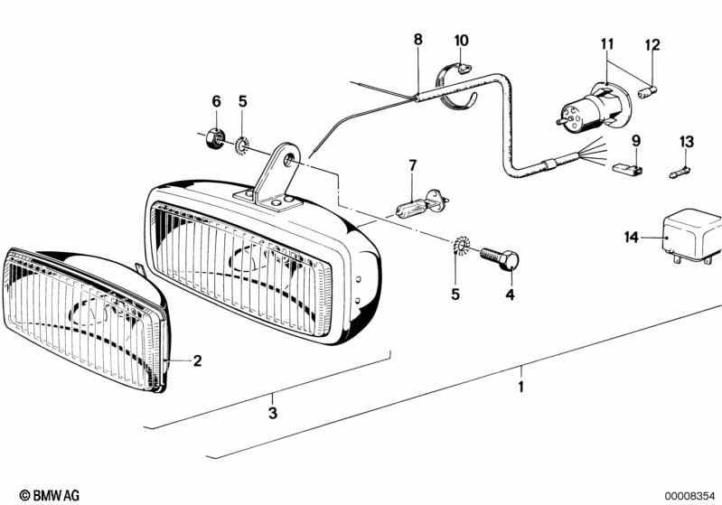 Inzetstel mistlamp