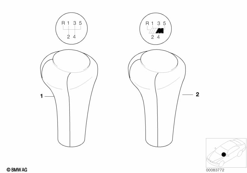 Individualschakelknop leren