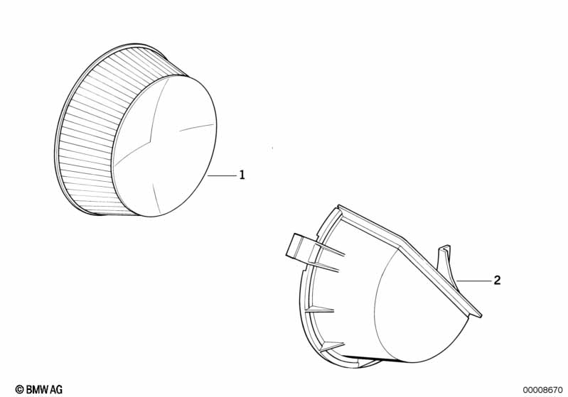 Microfilter/microfilterafdekkap