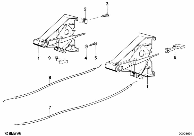 Verwarmingsbediening/bowdenkabel/sofica