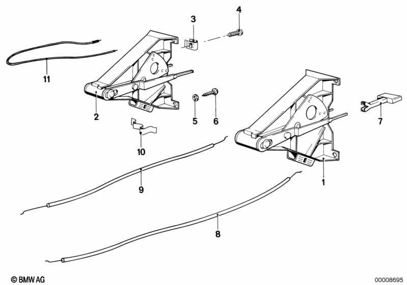 Verwarmingsbediening/bowdenkabel