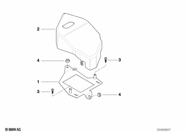 Afzonderlijke onderdelen koplamp xenon