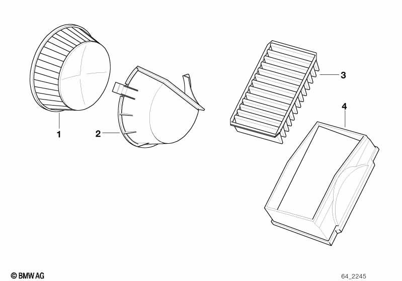 Microfilter/microfilterafdekkap