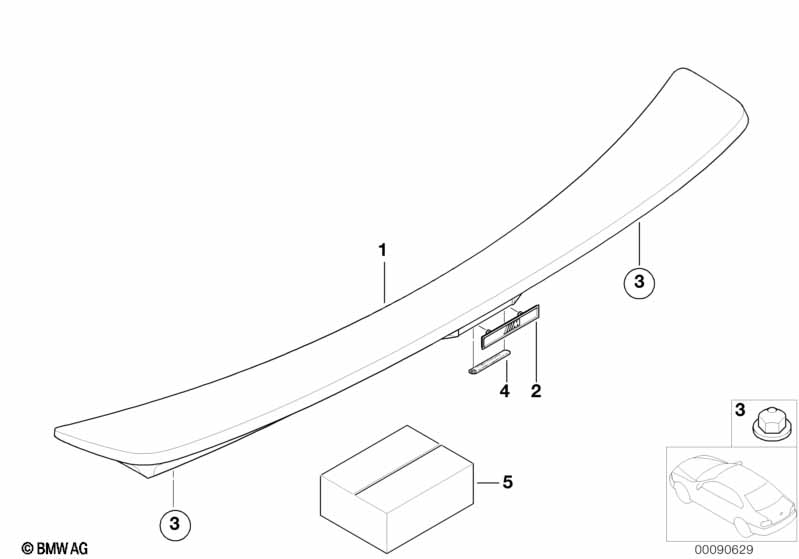 Achterspoiler M-technik