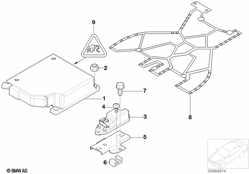 Elektro-onderdelen v airbag