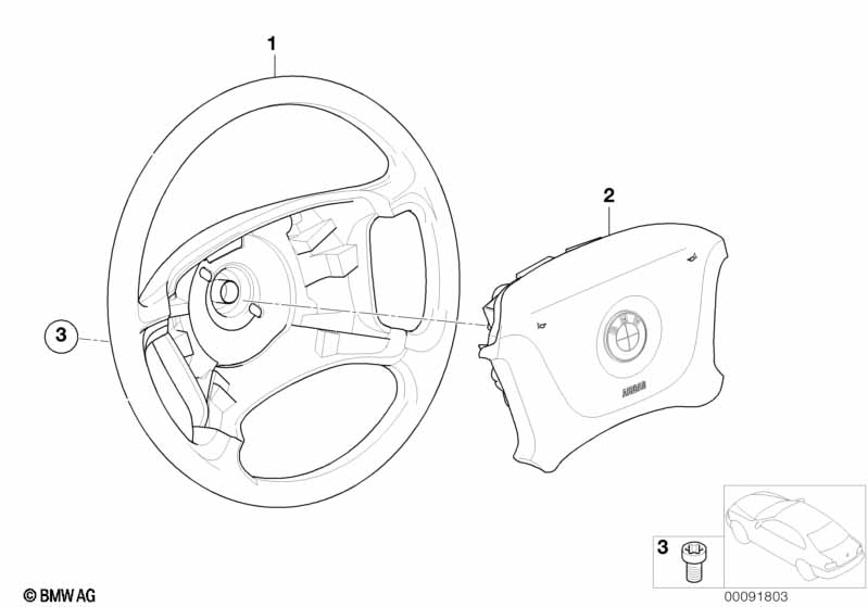 Stuurwiel Airbag-Smart