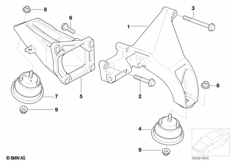 Motorophanging