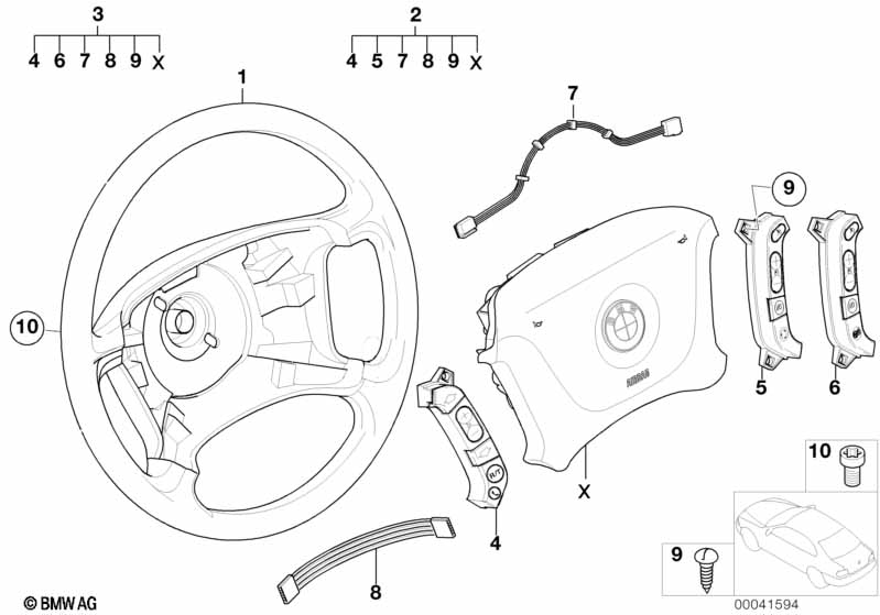 Stuurwiel Airbag-Smart multifunctioneel