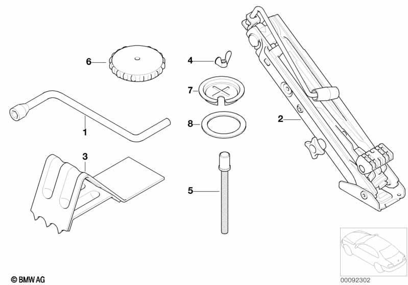 Boordgereedschap/Krik