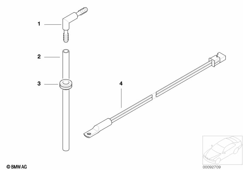 Accubevestiging en montageonderdelen