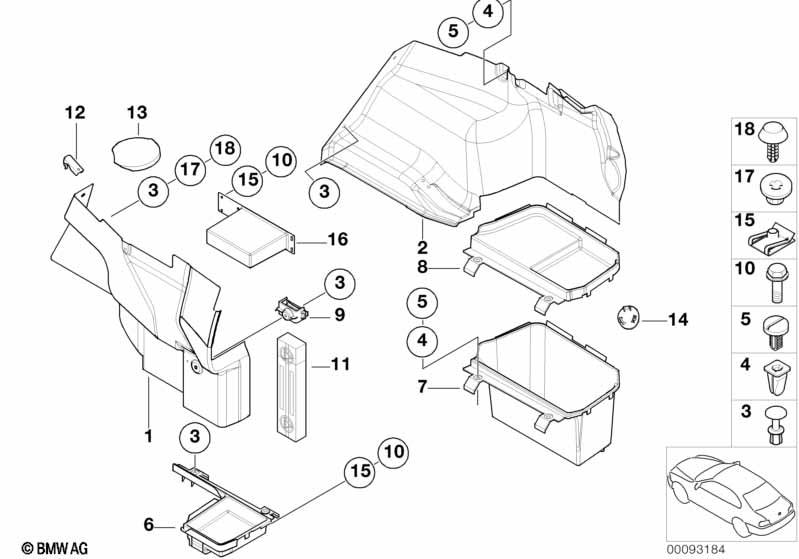 Bekleding ruimte bodem zijdelings