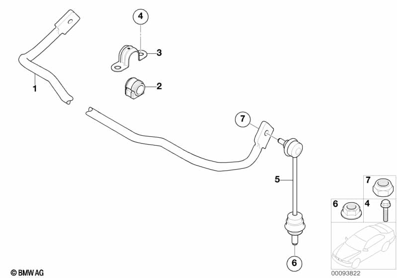 Stabilisator achter