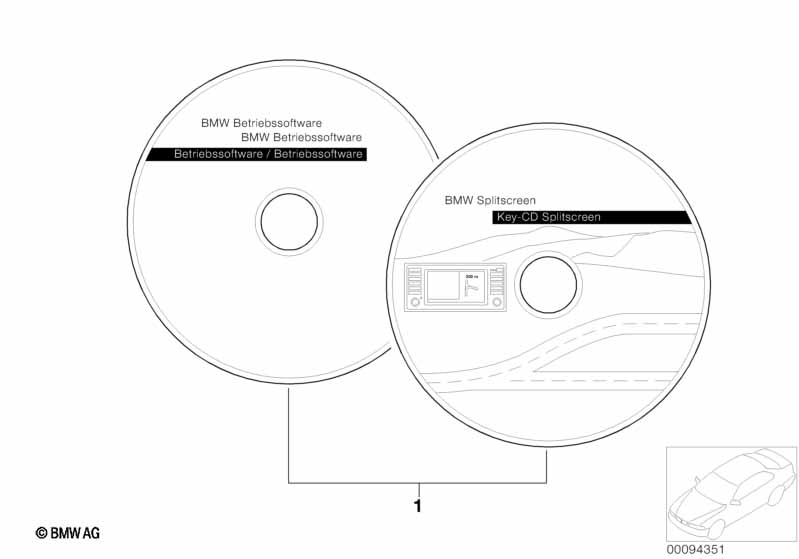 Na-inbouwset Splitscreen Software