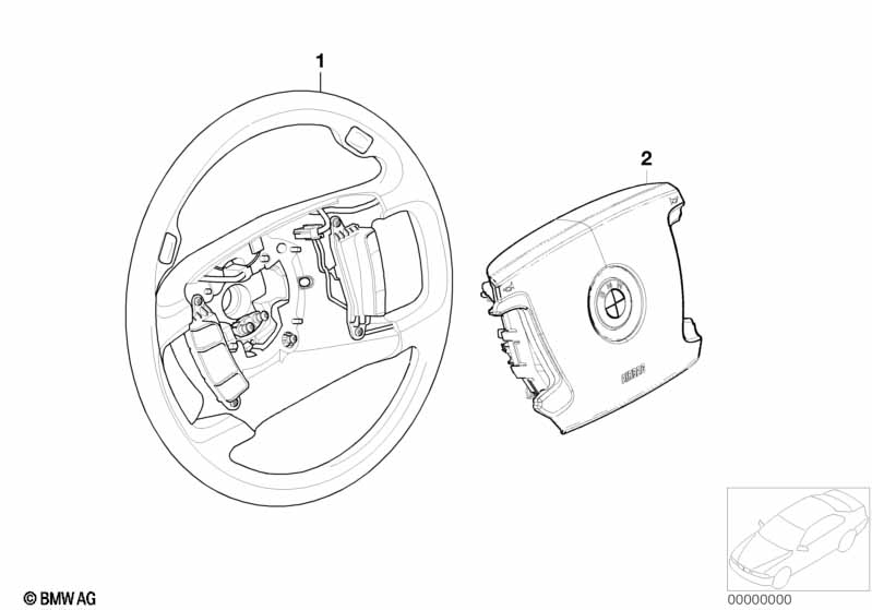 Stuurwiel Airbag-Smart multifunctioneel