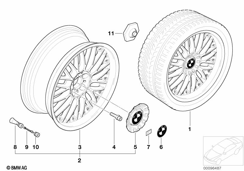 BMW compoundwiel M kruisspaken 101