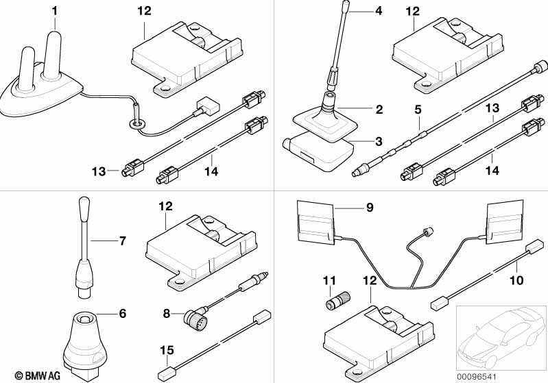 Onderdelen telefoonantenne Cordless