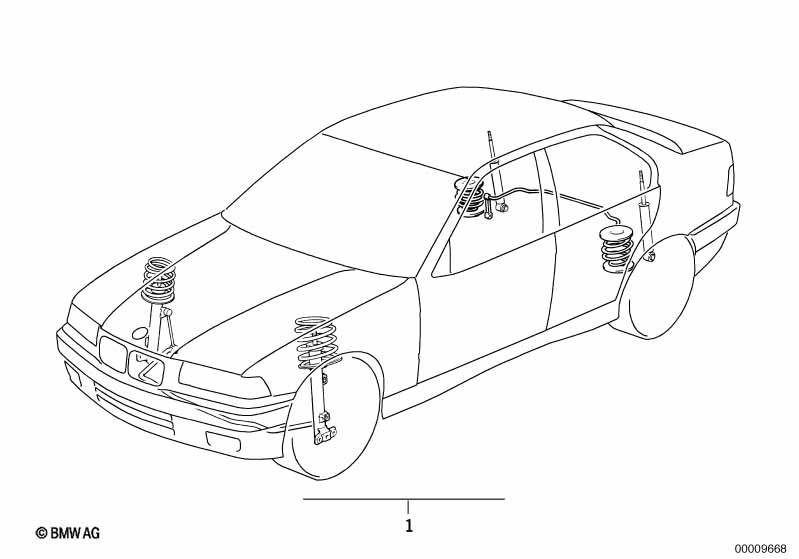 Modificatieset M Technik sportonderstel