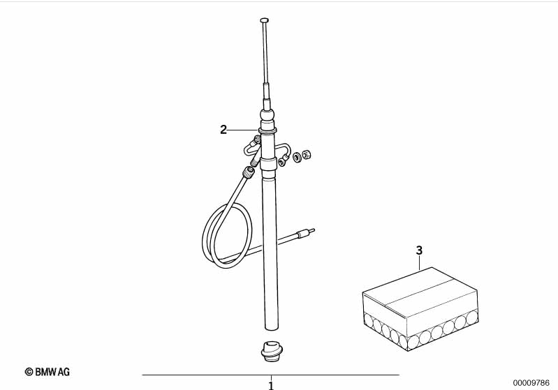 Handbed. antenne